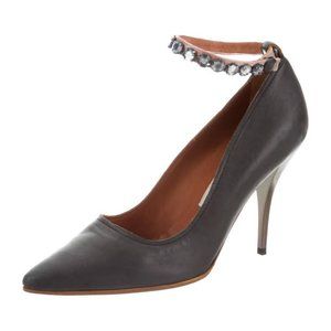 Lanvin Crystal Strap Pumps